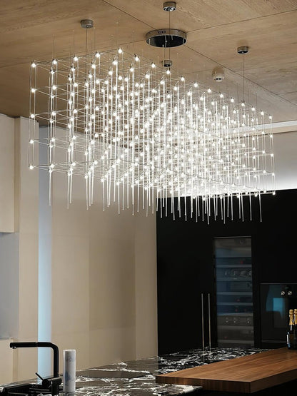 Geometric LED Cube Pendant Light