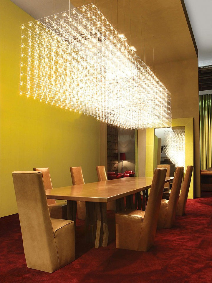Geometric LED Cube Pendant Light