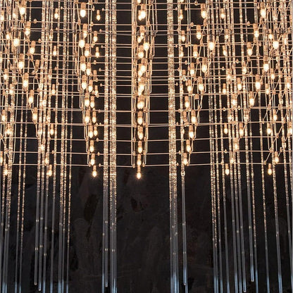 Geometric LED Cube Pendant Light