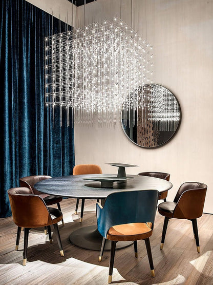 Geometric LED Cube Pendant Light