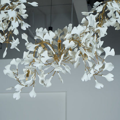 Gingko Leaf Chandelier – Modern Pendant Lighting Fixture