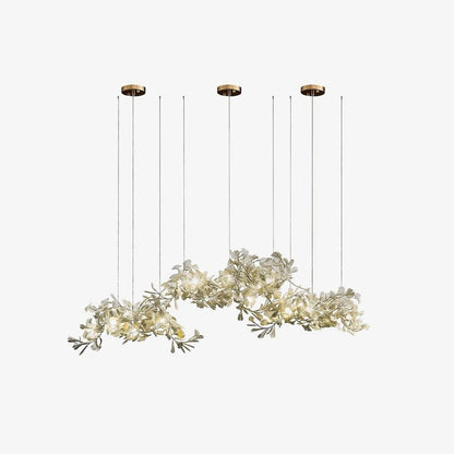 Gingko Leaf Chandelier – Modern Pendant Lighting Fixture