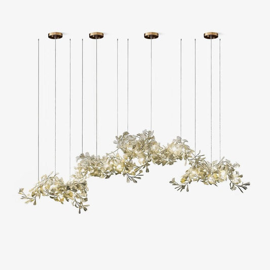 Gingko Leaf Chandelier – Modern Pendant Lighting Fixture