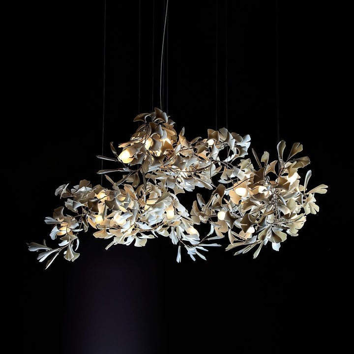 Gingko Leaf Chandelier – Modern Pendant Lighting Fixture