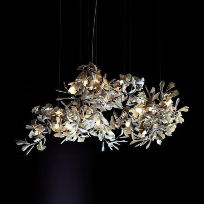 Gingko Leaf Chandelier – Modern Pendant Lighting Fixture