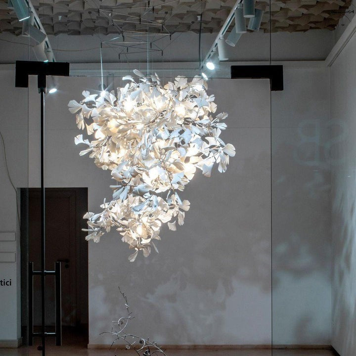 Gingko Leaf Chandelier – Modern Pendant Lighting Fixture