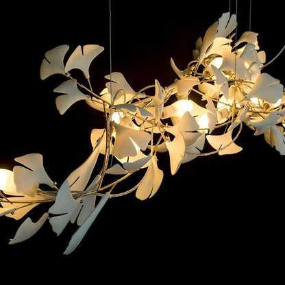 Gingko Leaf Chandelier – Modern Pendant Lighting Fixture