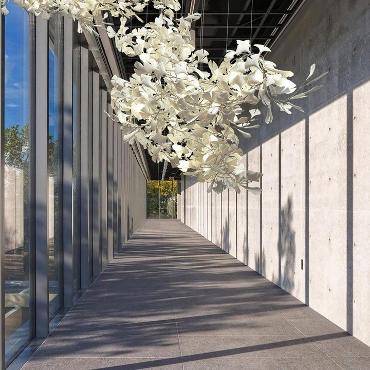 Gingko Leaf Chandelier – Modern Pendant Lighting Fixture