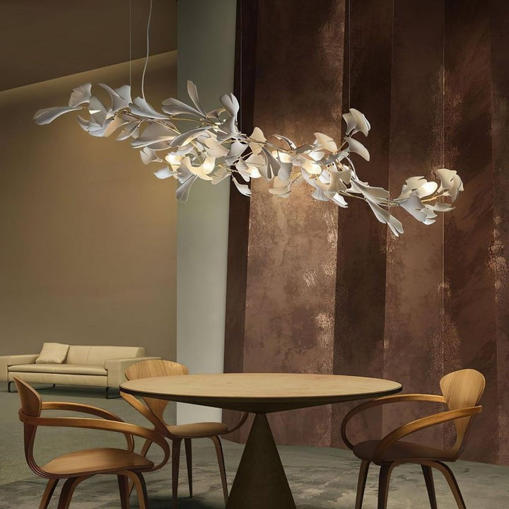 Ginkgo Leaf-Inspired Chandelier E