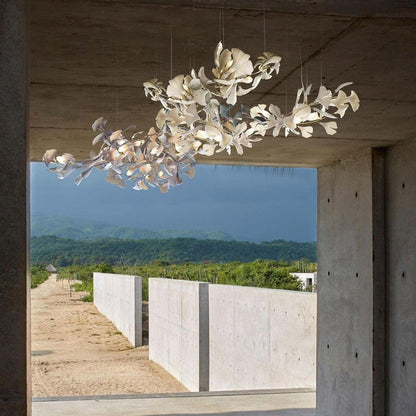 Ginkgo Leaf-Inspired Chandelier E