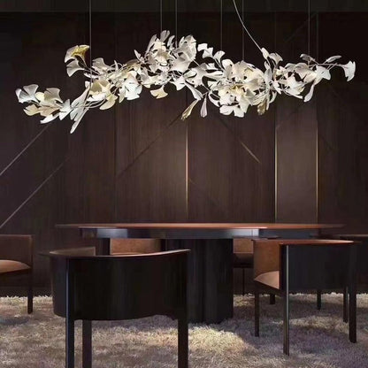 Ginkgo Leaf-Inspired Chandelier E