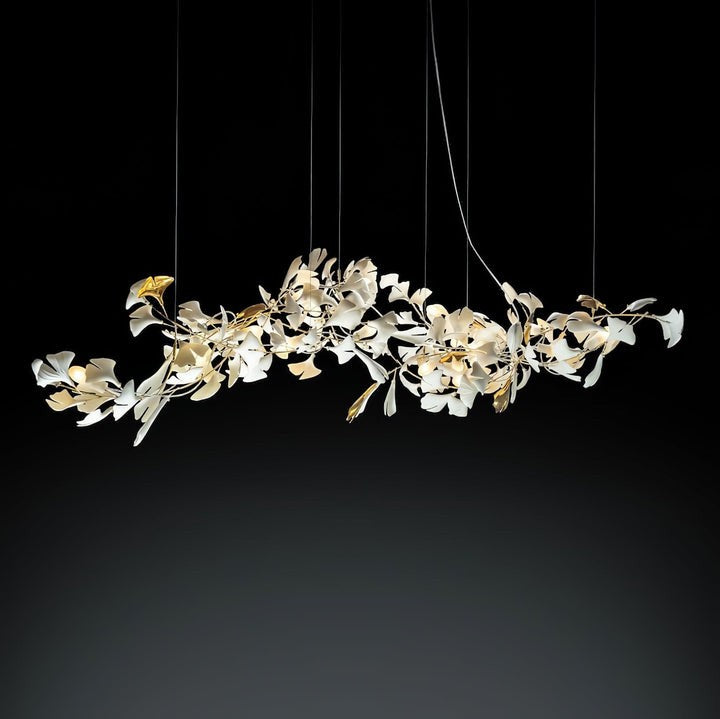 Ginkgo Leaf-Inspired Chandelier E