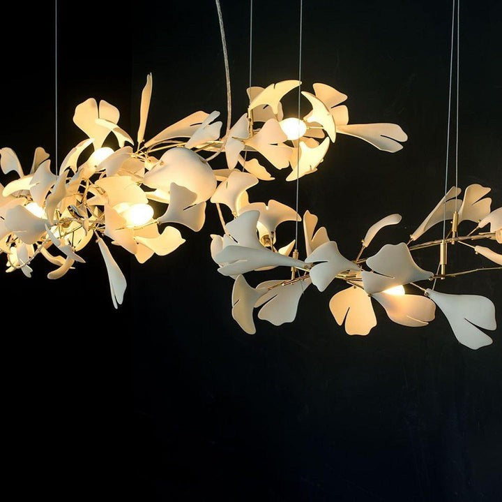 Ginkgo Leaf-Inspired Chandelier E