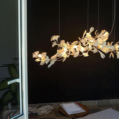 Ginkgo Leaf-Inspired Chandelier E