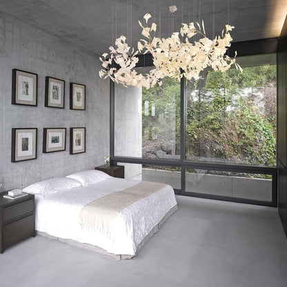 Ginkgo Leaf-Inspired Chandelier E