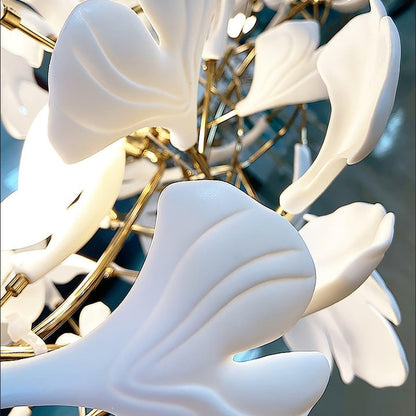 Ginkgo Leaf-Inspired Chandelier E