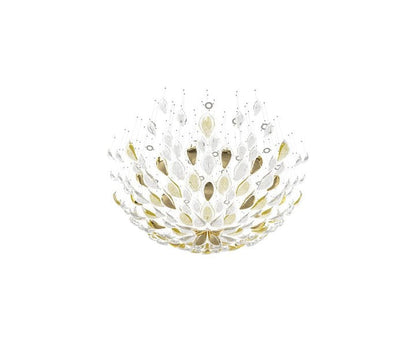 Gold Leaf LED Ceiling Chandelier