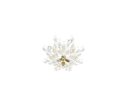 Gold Leaf LED Ceiling Chandelier