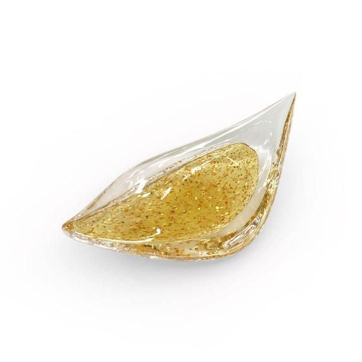 Gold Leaf LED Ceiling Chandelier