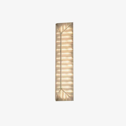 Gothic-Inspired Patterned Glass LED Wall Sconce