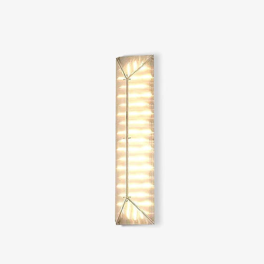 Gothic-Inspired Patterned Glass LED Wall Sconce