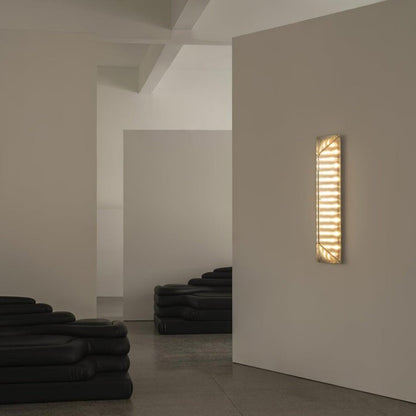 Gothic-Inspired Patterned Glass LED Wall Sconce