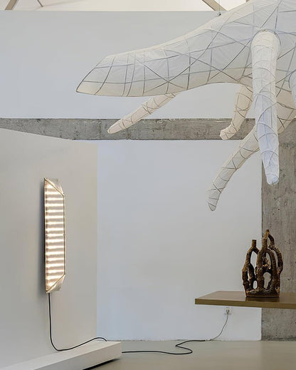 Gothic-Inspired Patterned Glass LED Wall Sconce