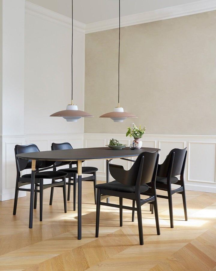 Grooved Opal Glass Shade Pendant Light