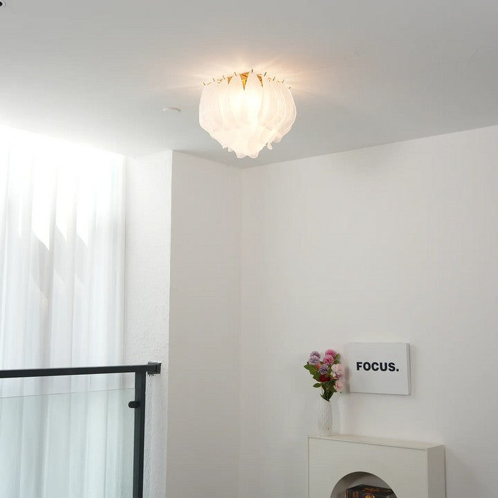 Hand-Blown Murano Glass Ceiling Light