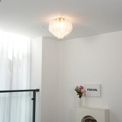Hand-Blown Murano Glass Ceiling Light