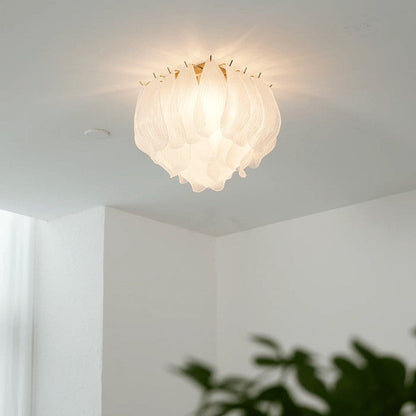 Hand-Blown Murano Glass Ceiling Light