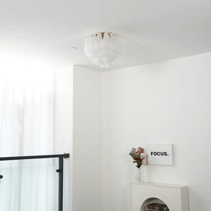 Hand-Blown Murano Glass Ceiling Light