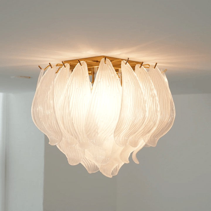 Hand-Blown Murano Glass Ceiling Light