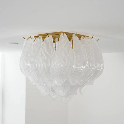 Hand-Blown Murano Glass Ceiling Light