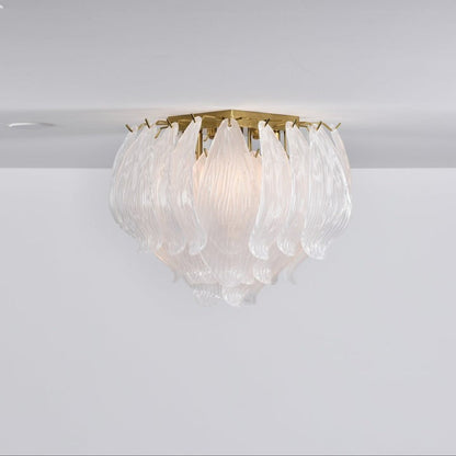 Hand-Blown Murano Glass Ceiling Light