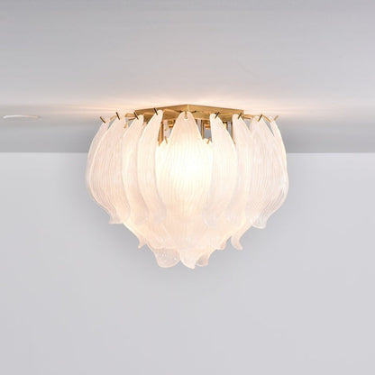 Hand-Blown Murano Glass Ceiling Light