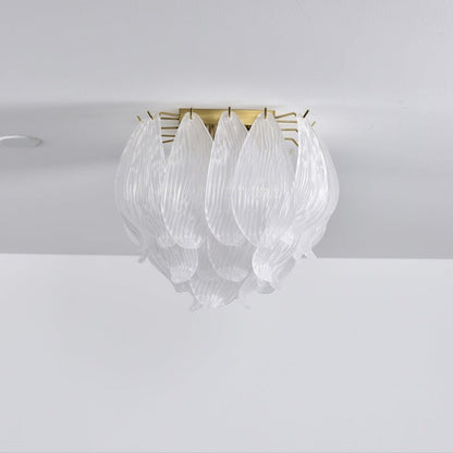 Hand-Blown Murano Glass Ceiling Light