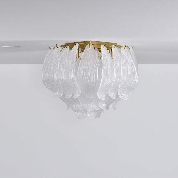 Hand-Blown Murano Glass Ceiling Light