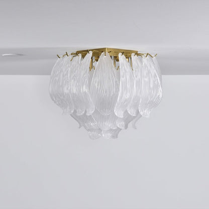 Hand-Blown Murano Glass Ceiling Light
