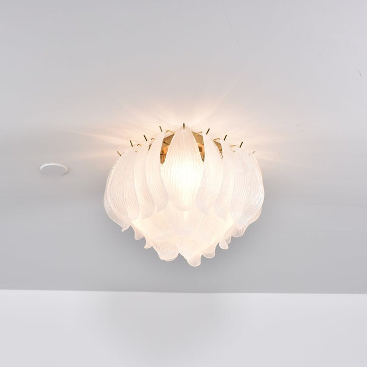 Hand-Blown Murano Glass Ceiling Light