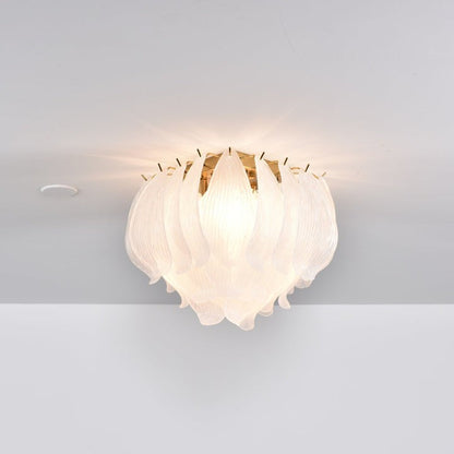 Hand-Blown Murano Glass Ceiling Light