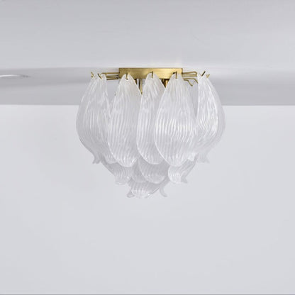 Hand-Blown Murano Glass Ceiling Light