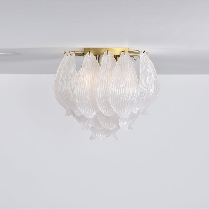 Hand-Blown Murano Glass Ceiling Light