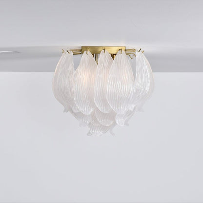 Hand-Blown Murano Glass Ceiling Light