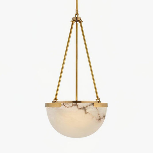Handcrafted Alabaster LED Ceiling Chandelier