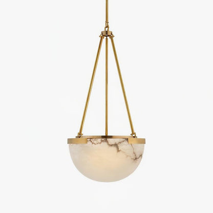 Handcrafted Alabaster LED Ceiling Chandelier