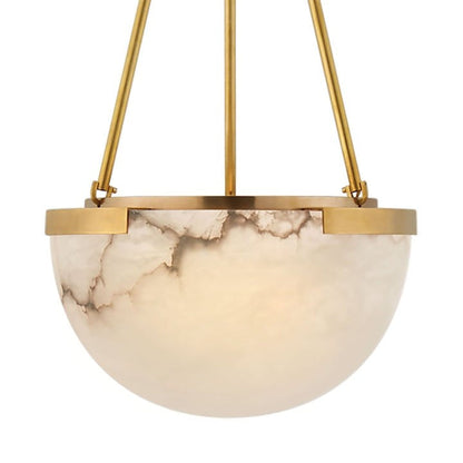 Handcrafted Alabaster LED Ceiling Chandelier
