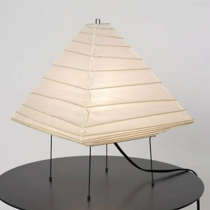 Handcrafted Origami-Style Paper Table Lamp