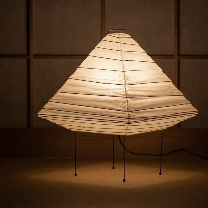 Handcrafted Origami-Style Paper Table Lamp