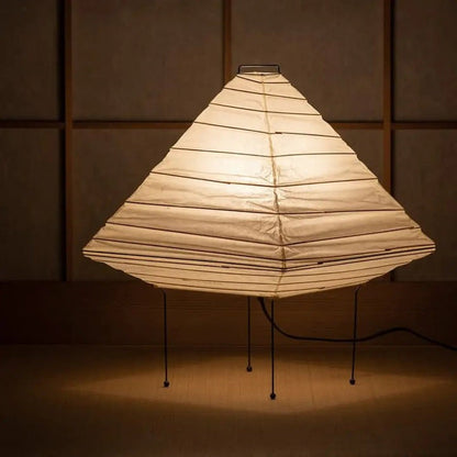 Handcrafted Origami-Style Paper Table Lamp